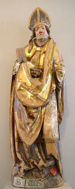 Statue, um 1515, im Badischen Landesmuseum im Schloss in Karlsruhe