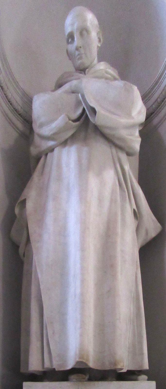 Jean-Antoine Houdon: Statue, um 1767, in der Kirche Santa Maria degli Angeli e dei Martiri in Rom