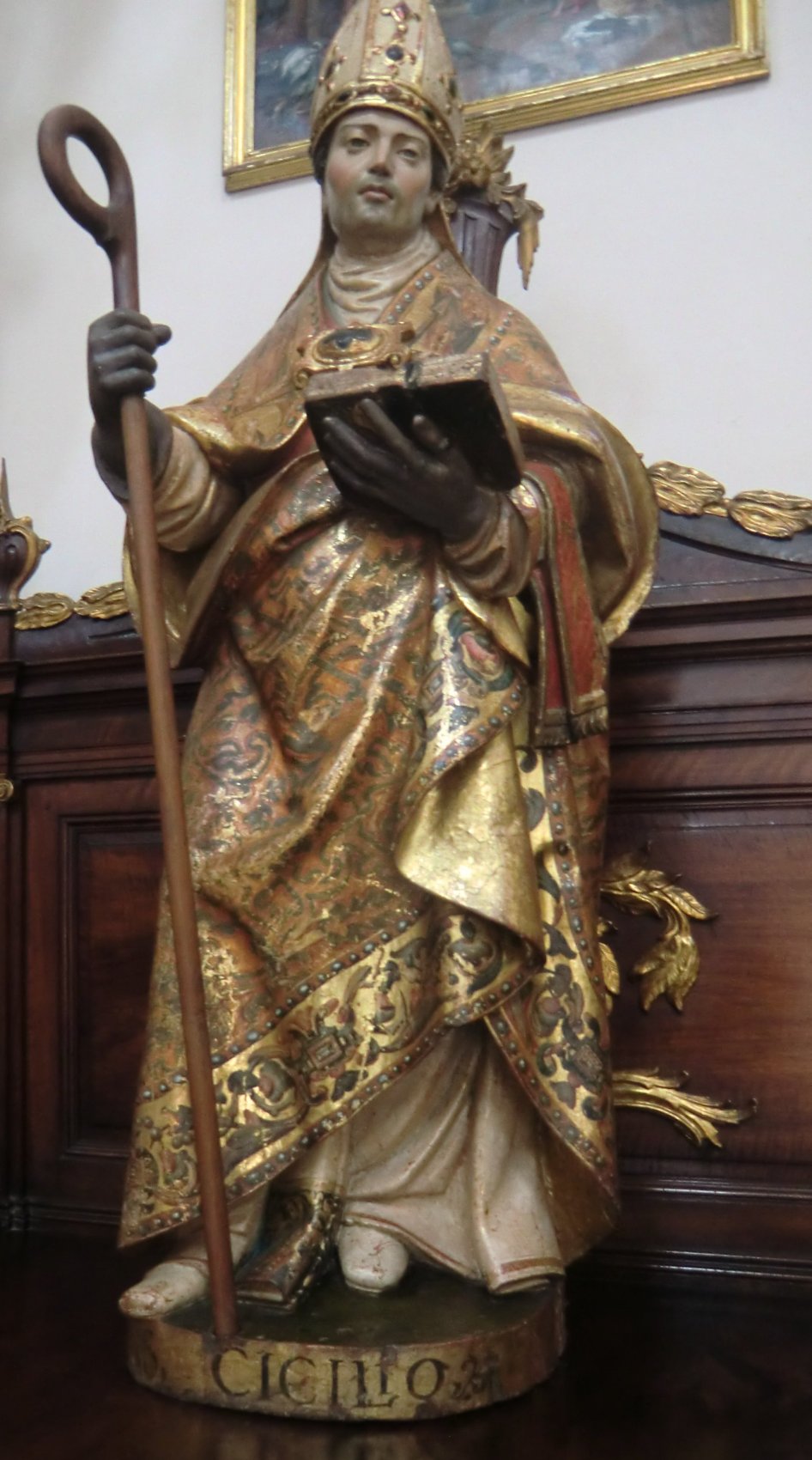Statue in der Sakristei der Kathedrale in Granda