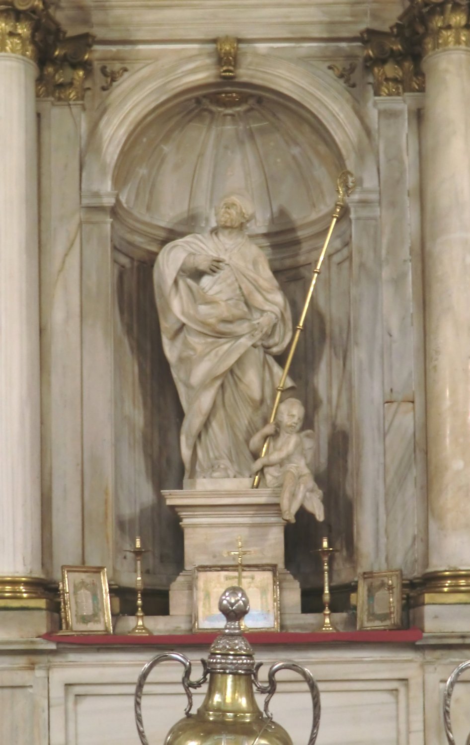 Statue, um 1783, in der Cäcilius geweihten Kapelle der Kathedrale in Granada