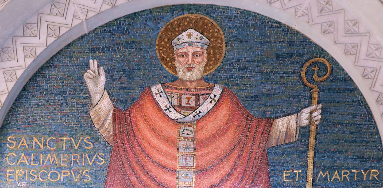 Mosaik an der Kirche San Calimero in Mailand