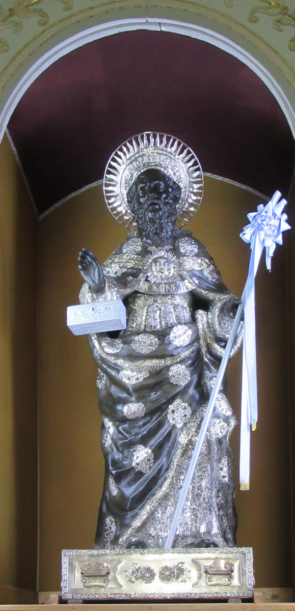 F. Frazzatta: Statue, 1556, in der Krypta der Calogerus geweihten Kirche in Naro
