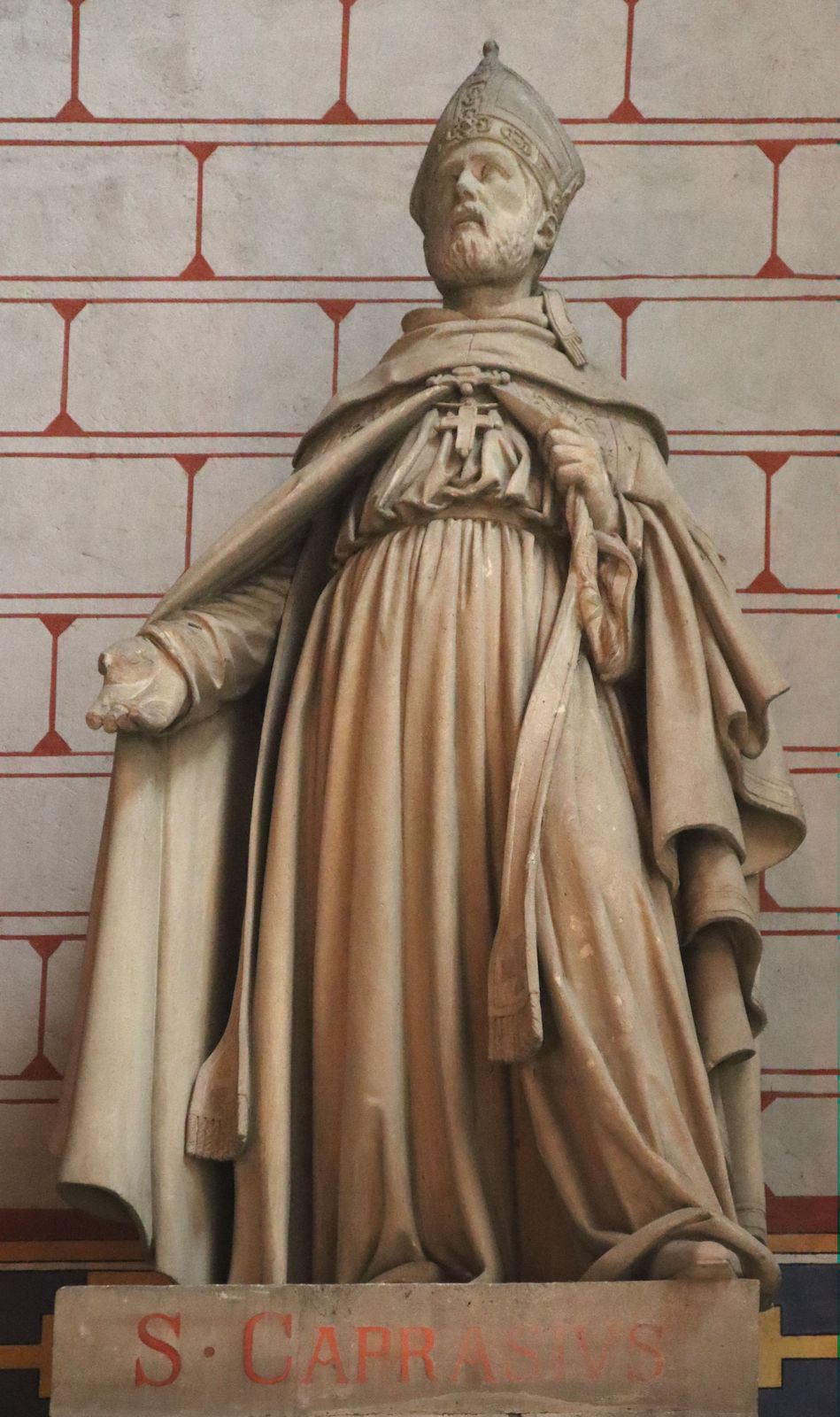 Statue in der Kathedrale in Agen