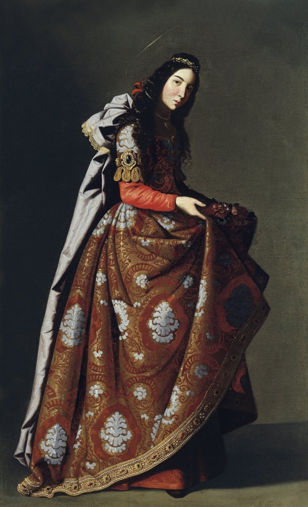 Francisco Zurbarán: Casilda, 1630 - 35, im Museum Thyssen-Bornemisza in Madrid