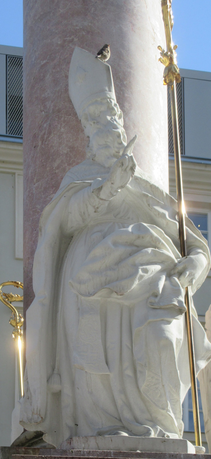Cristoforo Benedetti: Statue, 1705, an der Annasäule in Innsbruck
