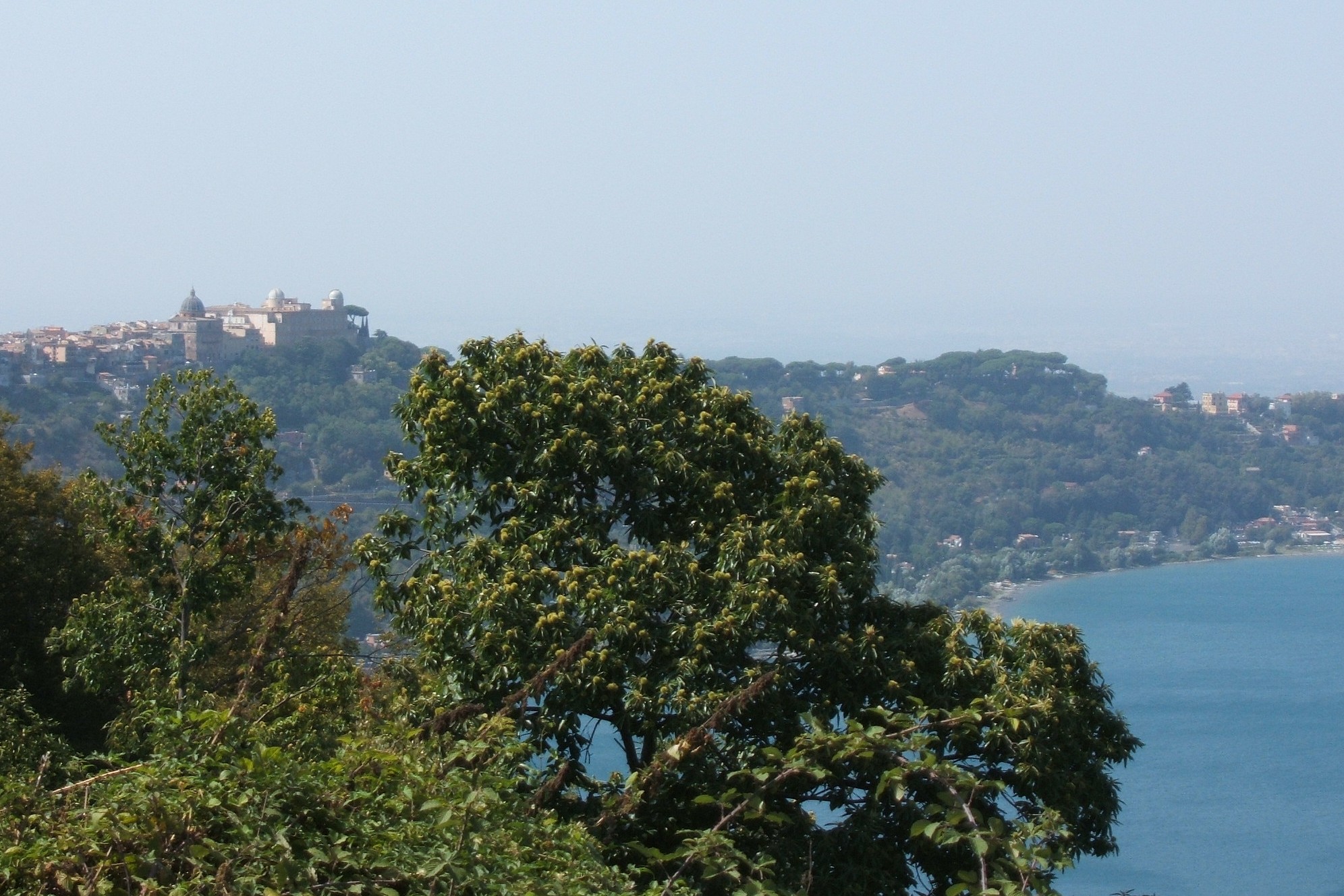 Päpstliche Sommerresidenz Castel Gandolfo mit See