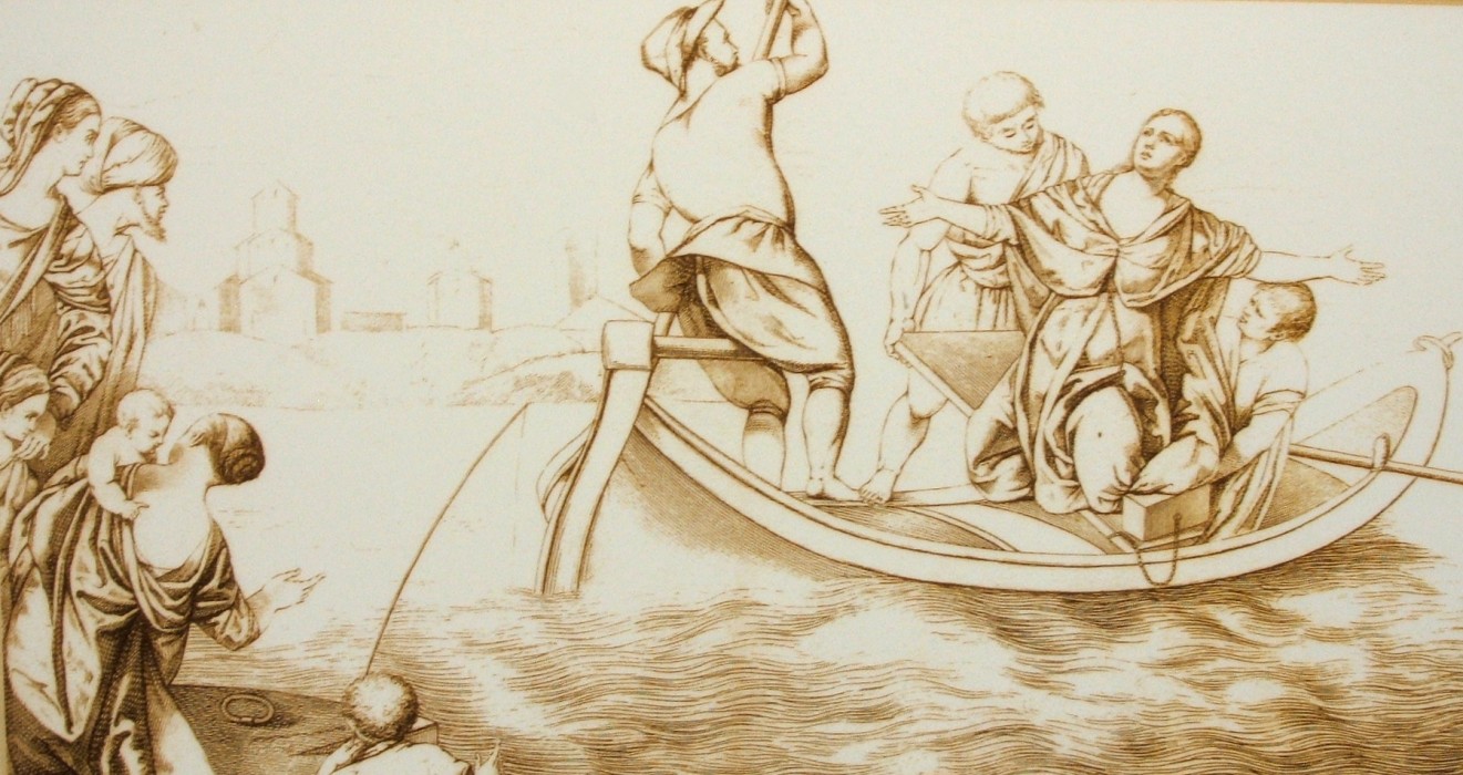 Paolo Veronese (1528 - 1588): Christina wird in den See gestoßen