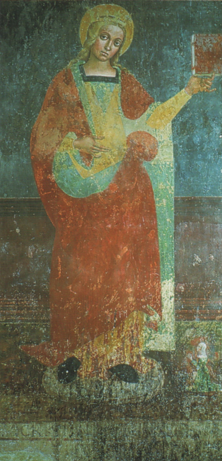Giovanfrancesco d'Avanzarano: Mosaik, 1508, in der Basilika Santa Cristina in Bolsena