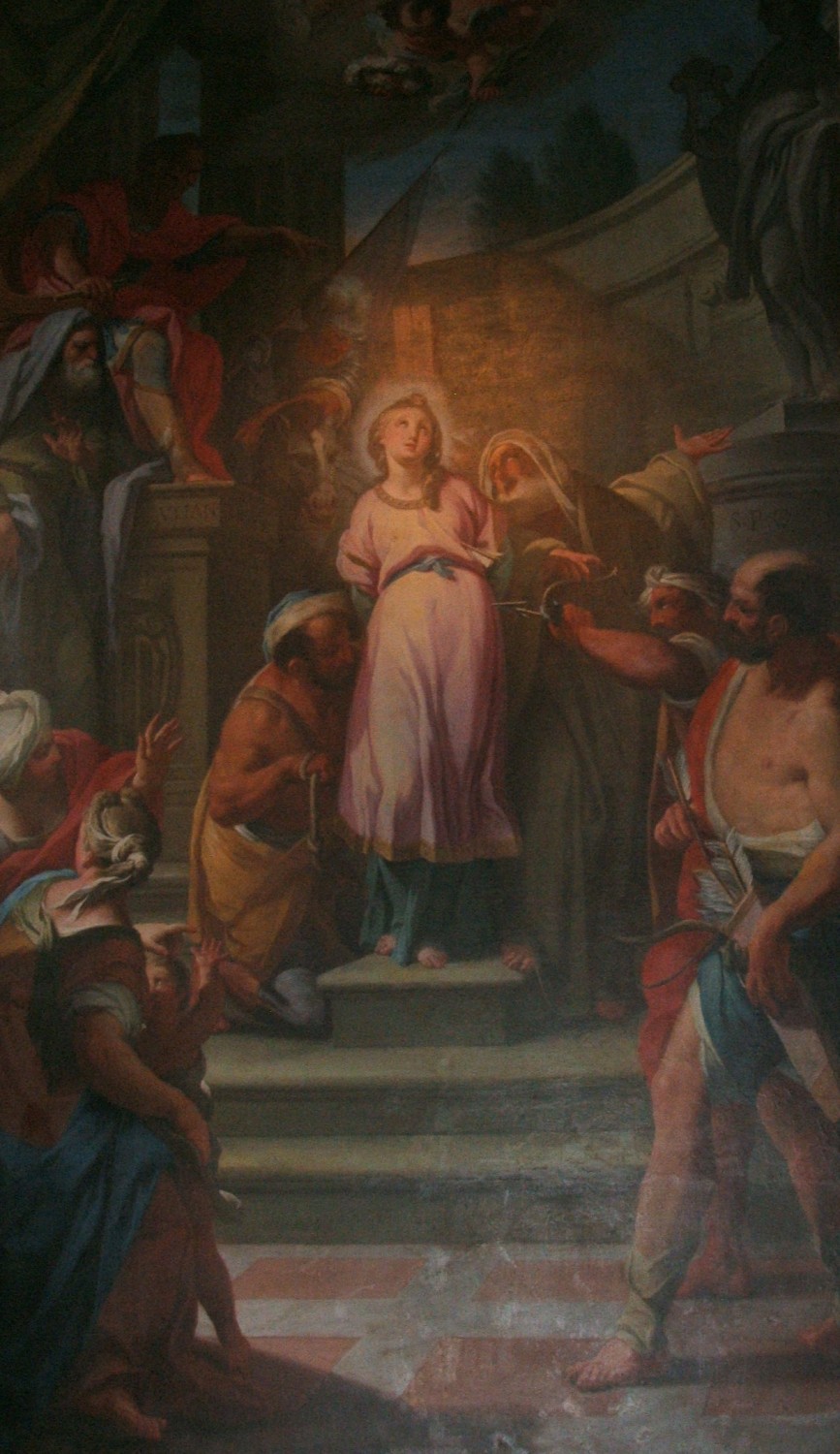 Andrea Casali: Christinas Martyrium, in der Basilika in Bolsena