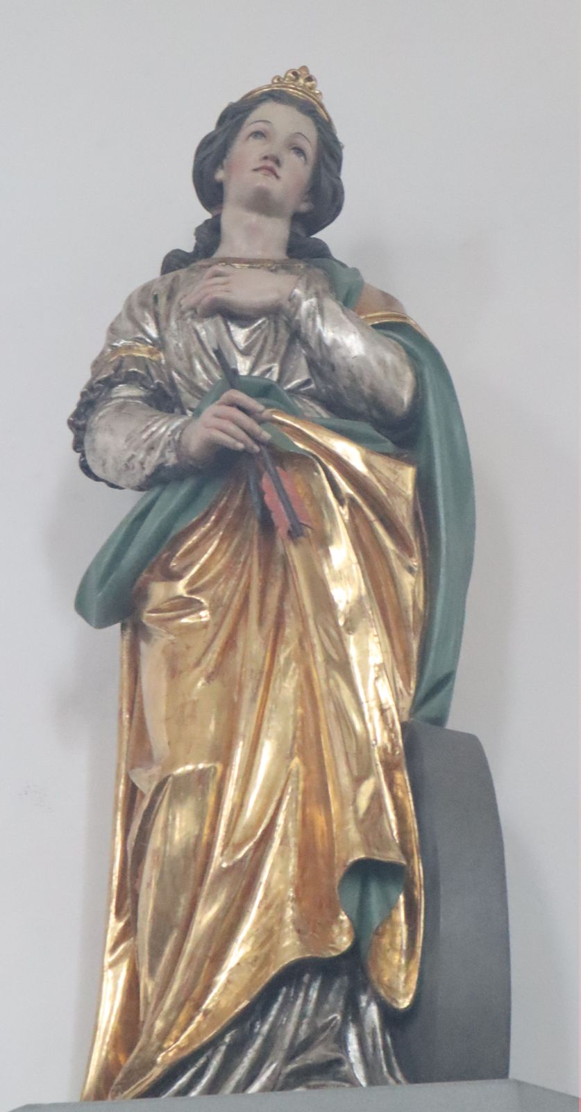 Moritz Schlachter: Statue, 19. Jahrhundert, in der Kirche St. Christina in Ravensburg