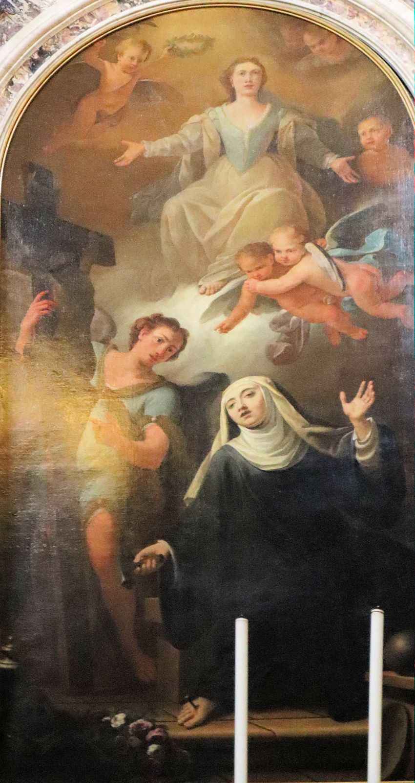 Giuseppe Biasio: Altarbild, 1770/1771, in der Pfarrkirche in Calvisano