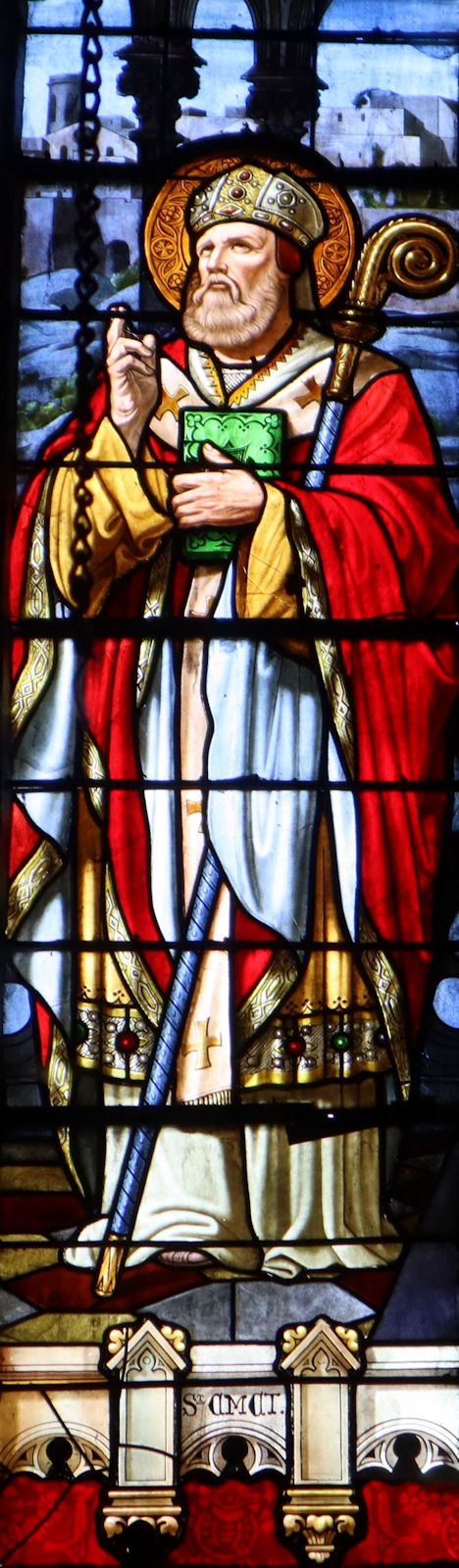 Glasfenster, 1857, in der Kathedrale in Lectoure