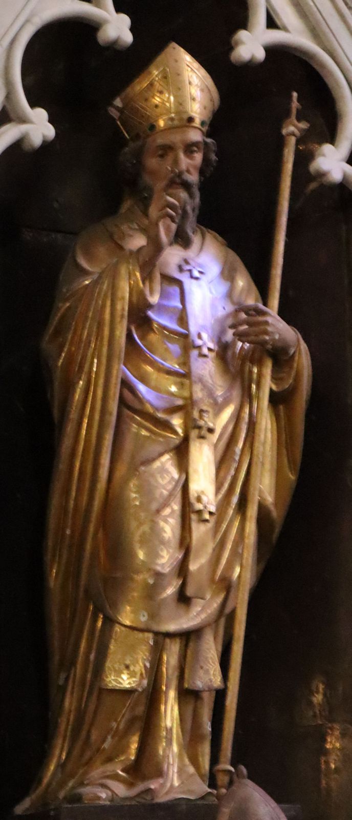 Statue in der Kathedrale in Lectoure