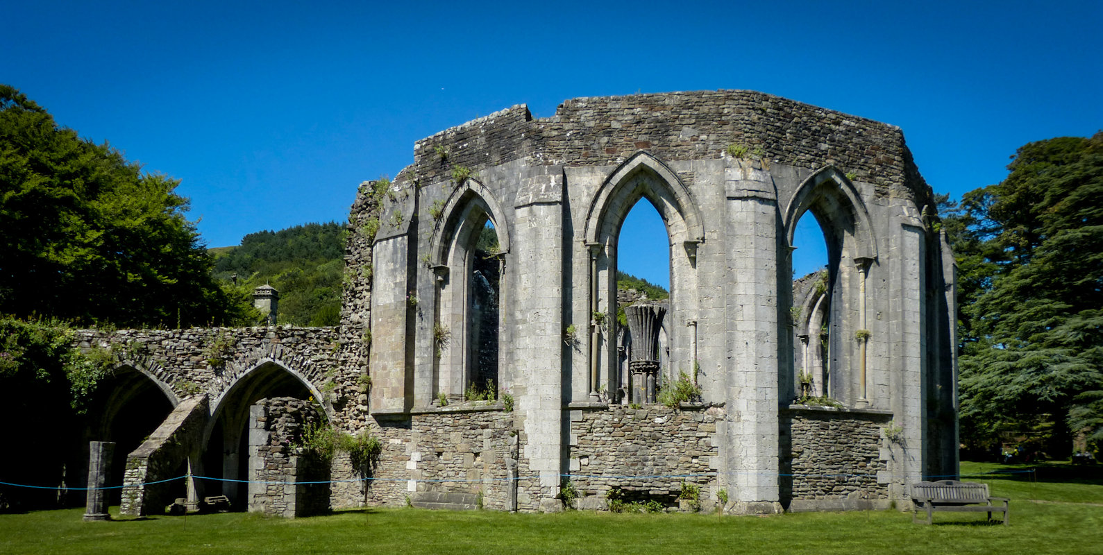 Ruinen des Klosters in Margam