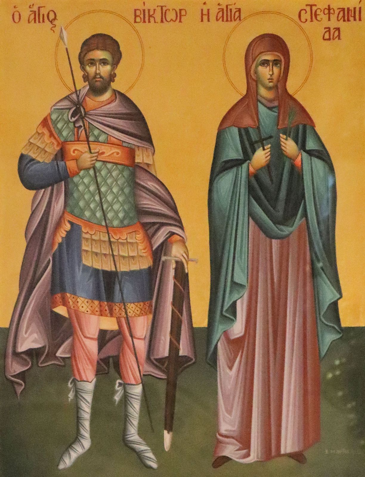 griechische Ikone, 2011, im Sanktuarium Vittore e Corona
