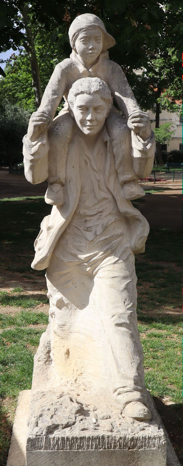 Statue, 2009, im Garten der &bdquo;Fondation des apprentis d'Auteuil&rdquo; in Paris