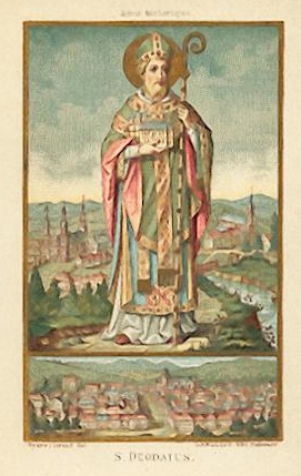 sveti Deodat - diakon, opat in škof