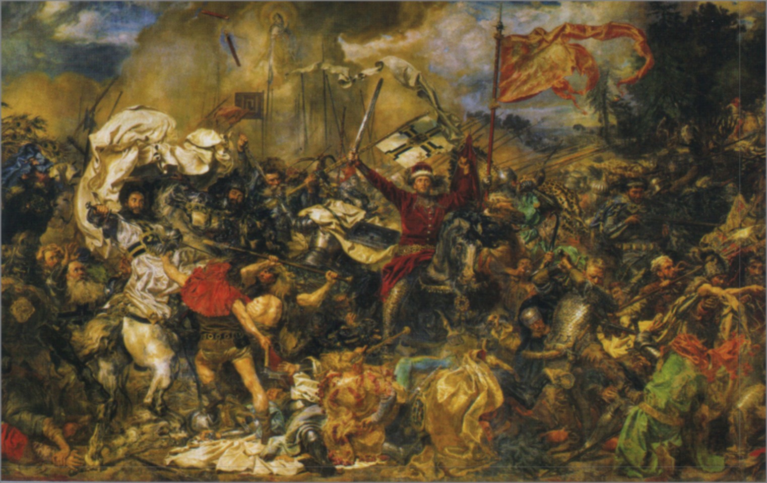 Jan Mateijko: Die Schlacht bei Tannenberg, 1878, im polnischen Nationalmuseum in Warschau