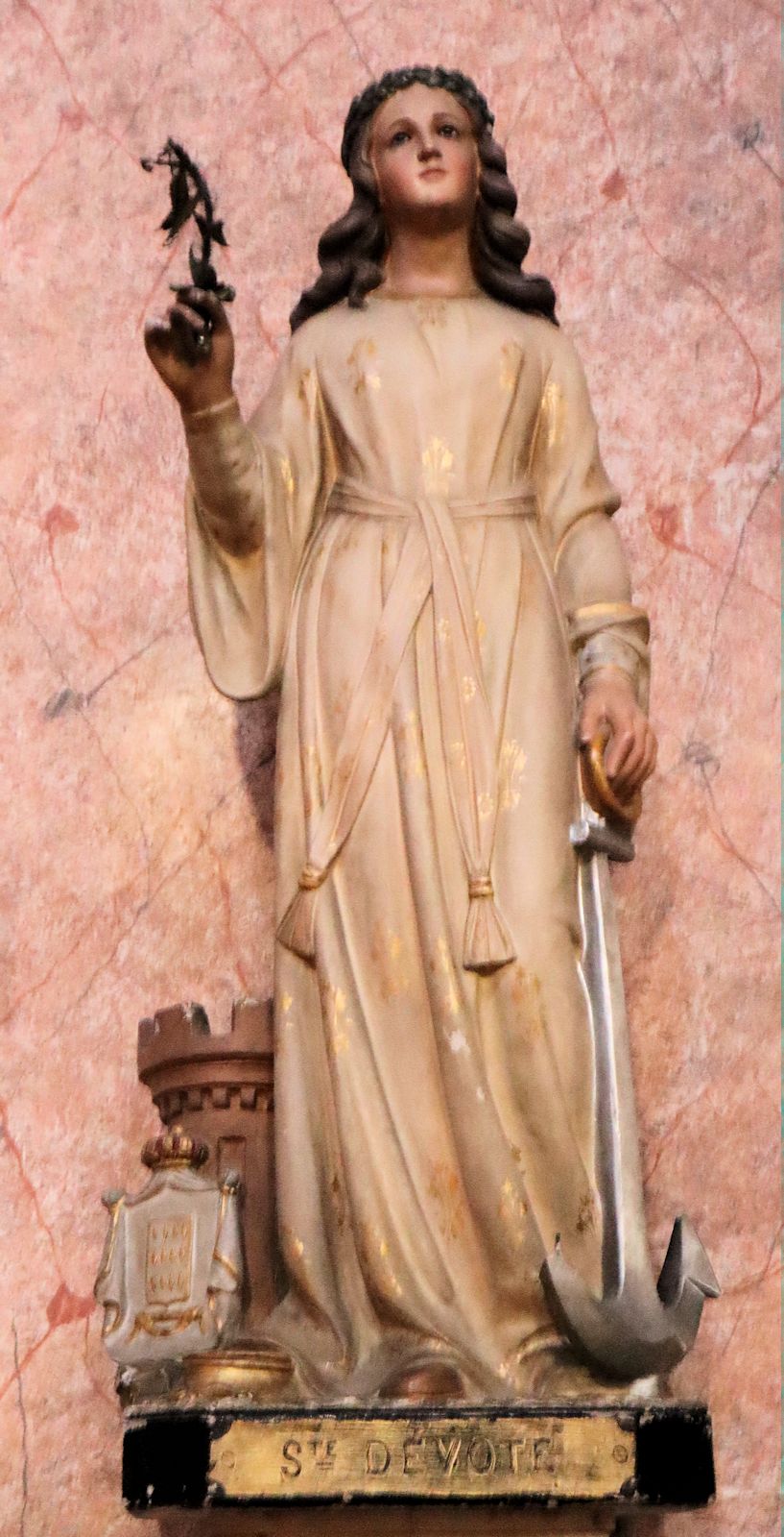 Statue in der Kathedrale in Bastia