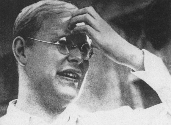 Bonhoeffer bei der Konferenz im Cambridge