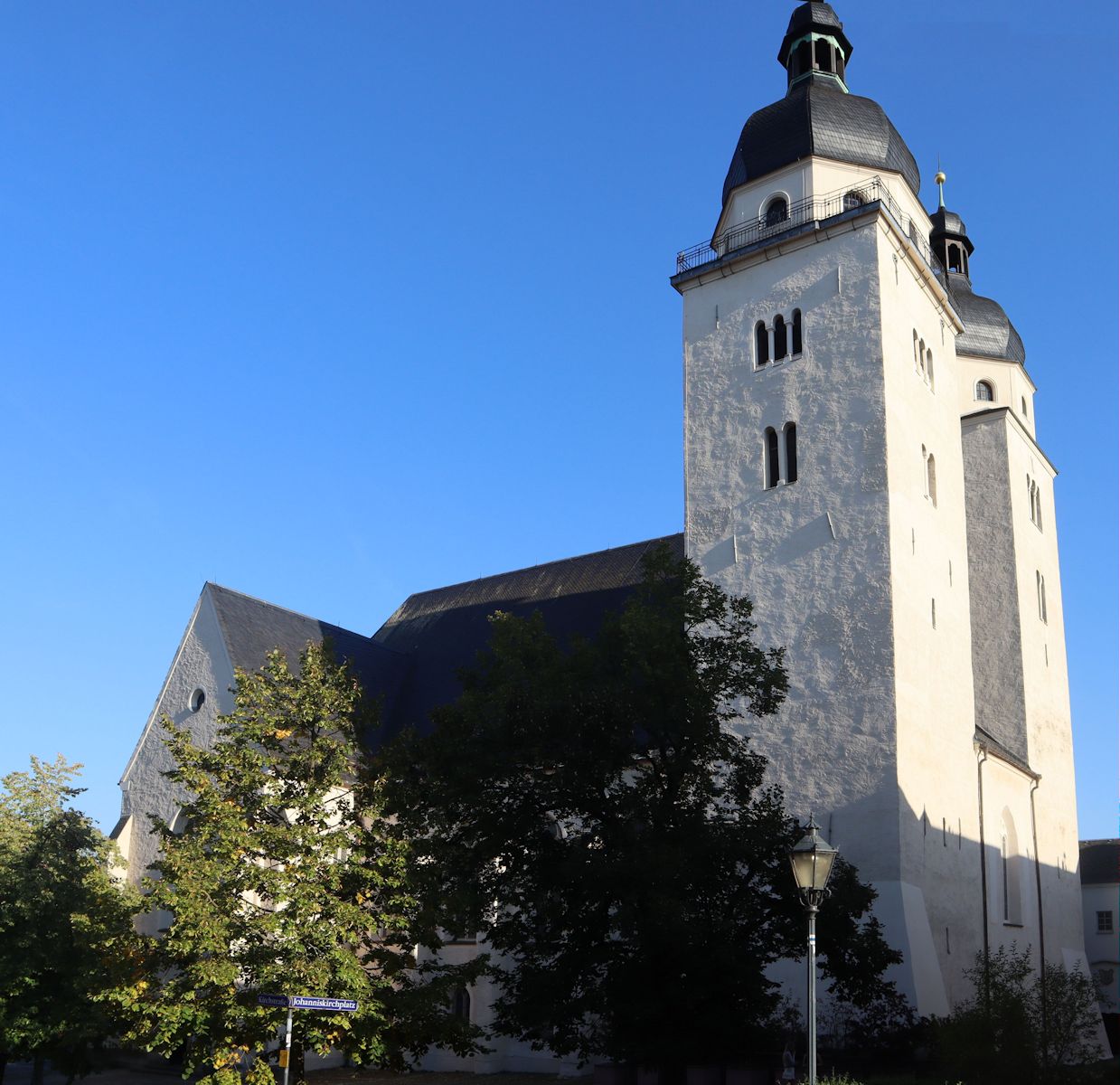 die 1122 von Dietrich geweihte Johanniskirche in Plauen