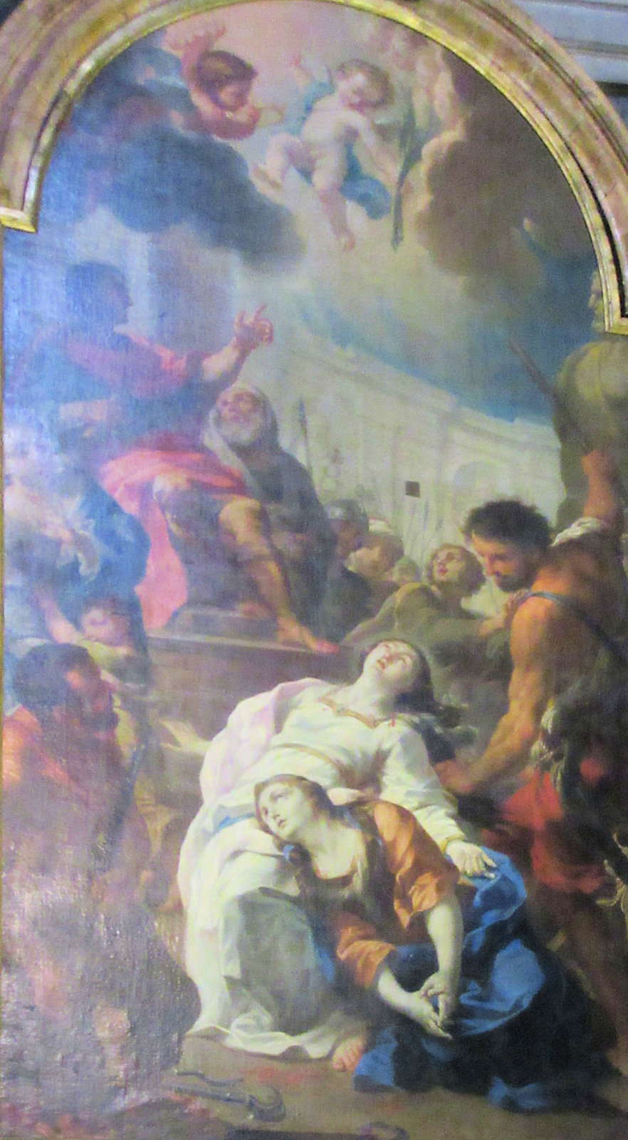 Pietro Barbieri: Altarbild, 1727, in der Kirche San Marcello al Corso in Rom