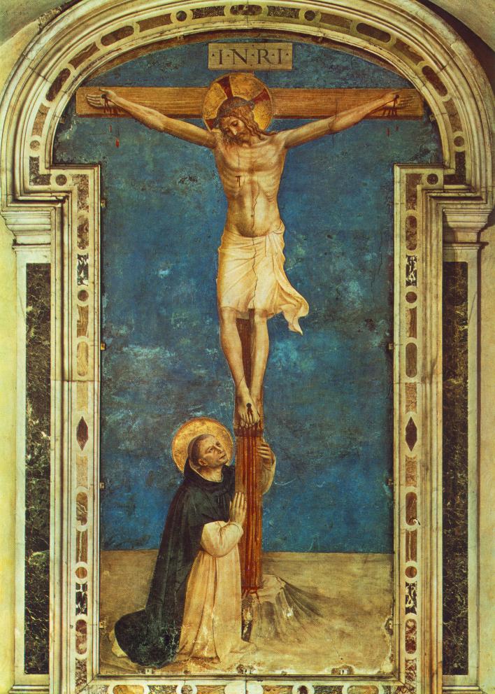 Fra Angelico: Fresko, um 1445, im Konvent von San Marco in Florenz