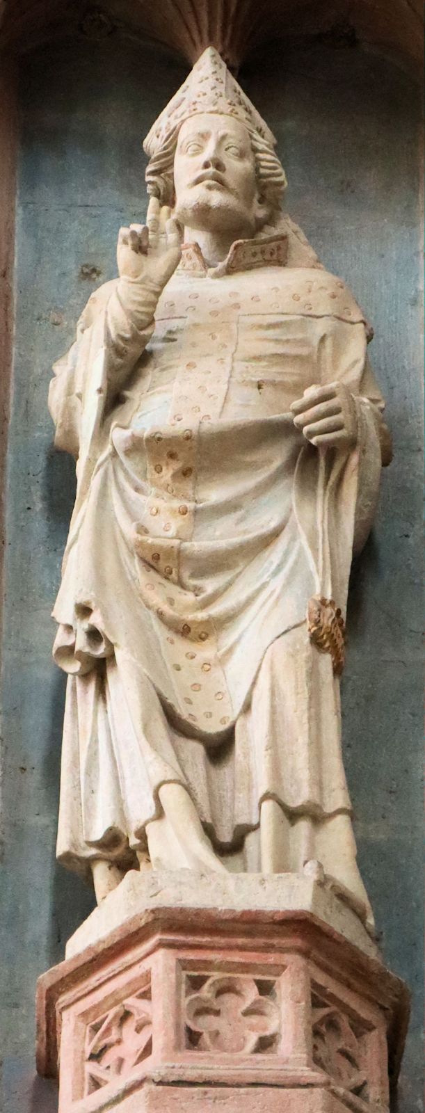 Statue, um 1370, in der Fürstenkapelle des Domes in Meißen