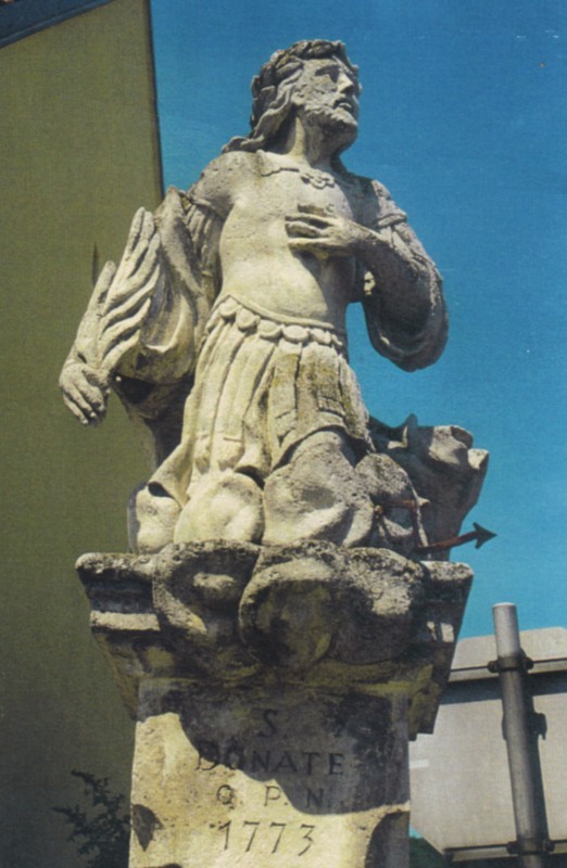 Donatus-Statue, 1773, in Meissau bei Hollabrunn in Niederösterreich