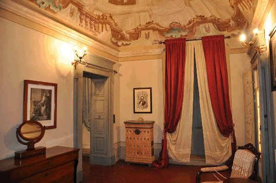 Dunant-Zimmer im Palazzo Bondoni Pastorio