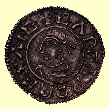 Münze mit Eduard, 10. Jahrhundert