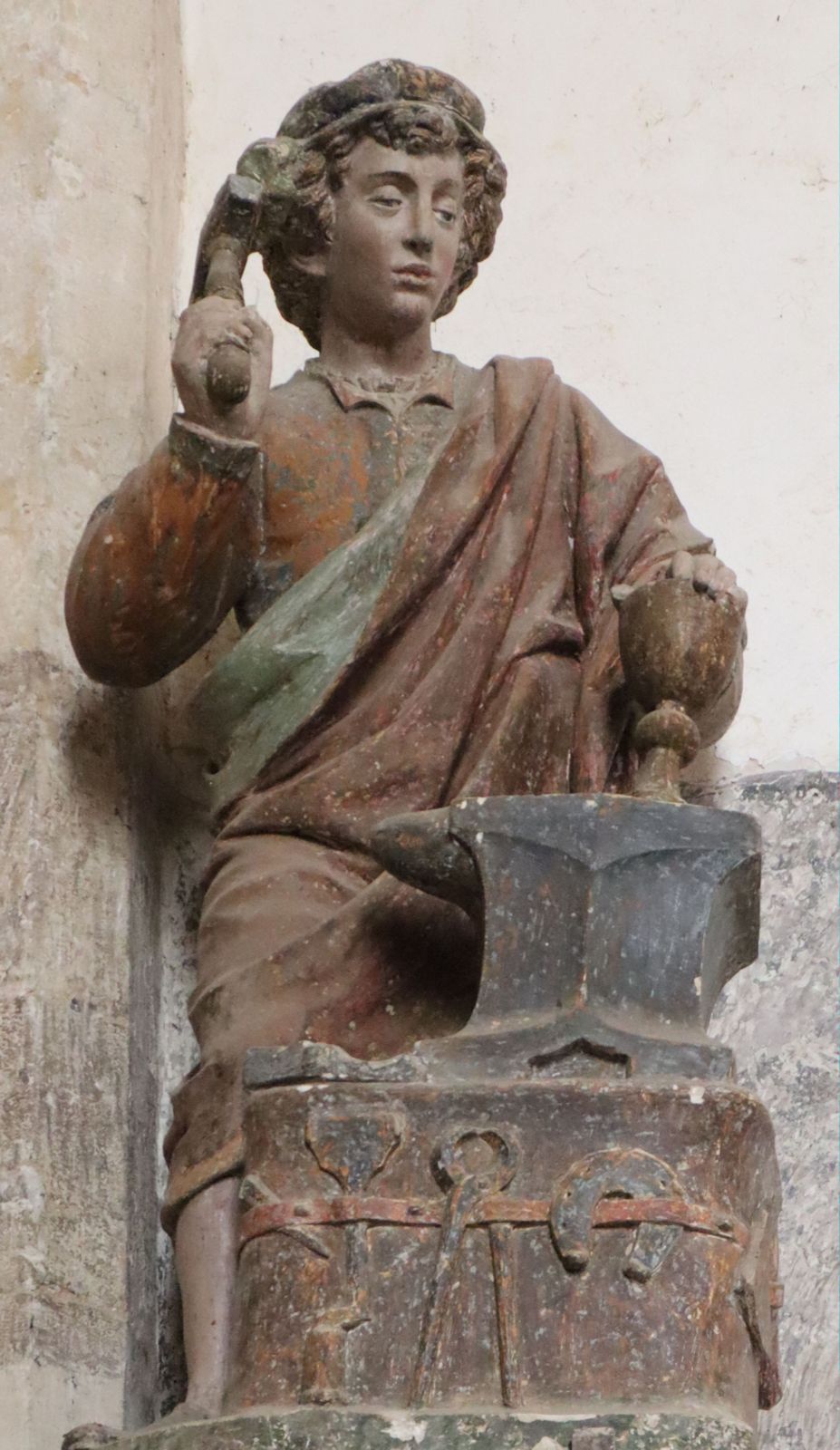 Statue, 16. Jahrhundert, in der Kirche in Chaource bei Troyes