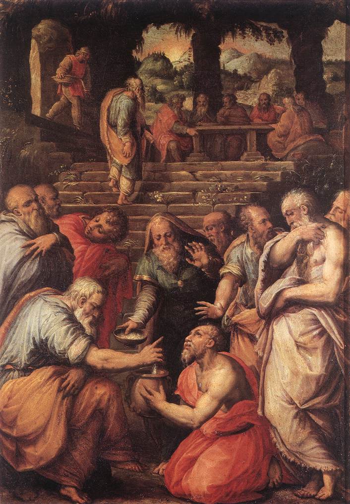 Giorgio Vasari: Prophet Elisa, um 1566, Galleria degli Uffizi in Florenz