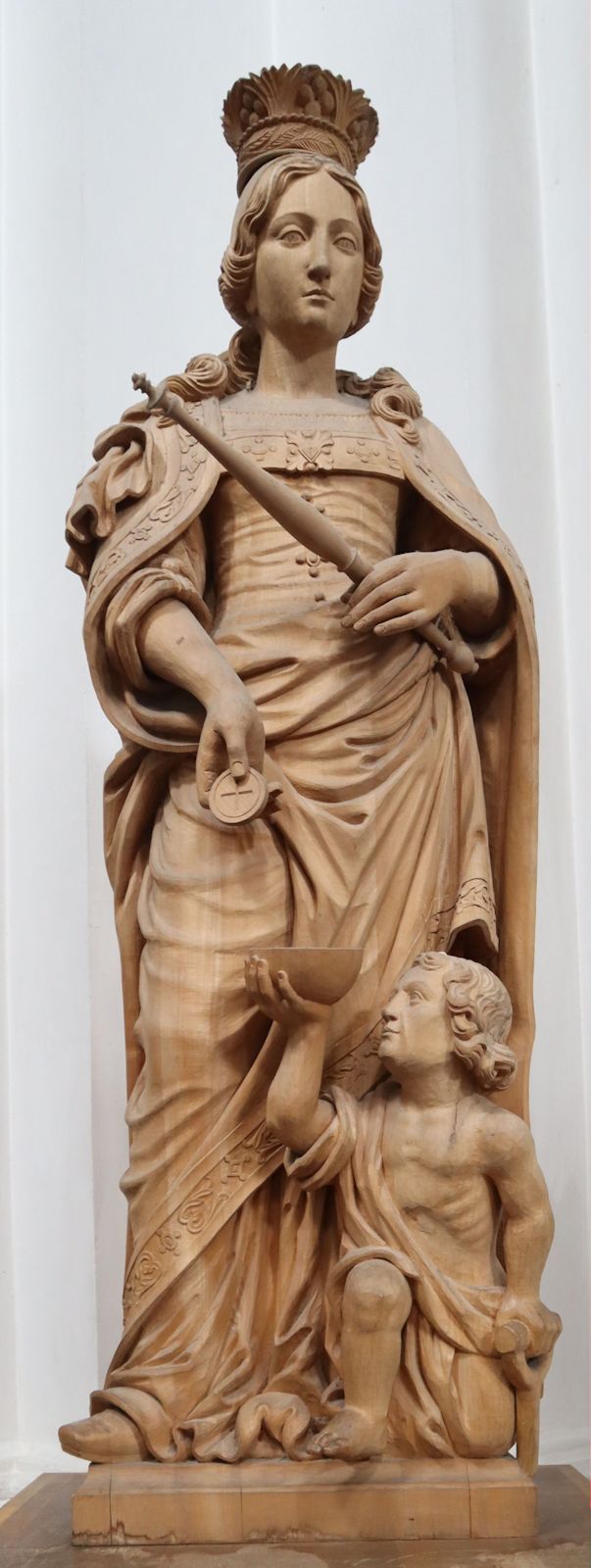 Statue im Dom in Fulda