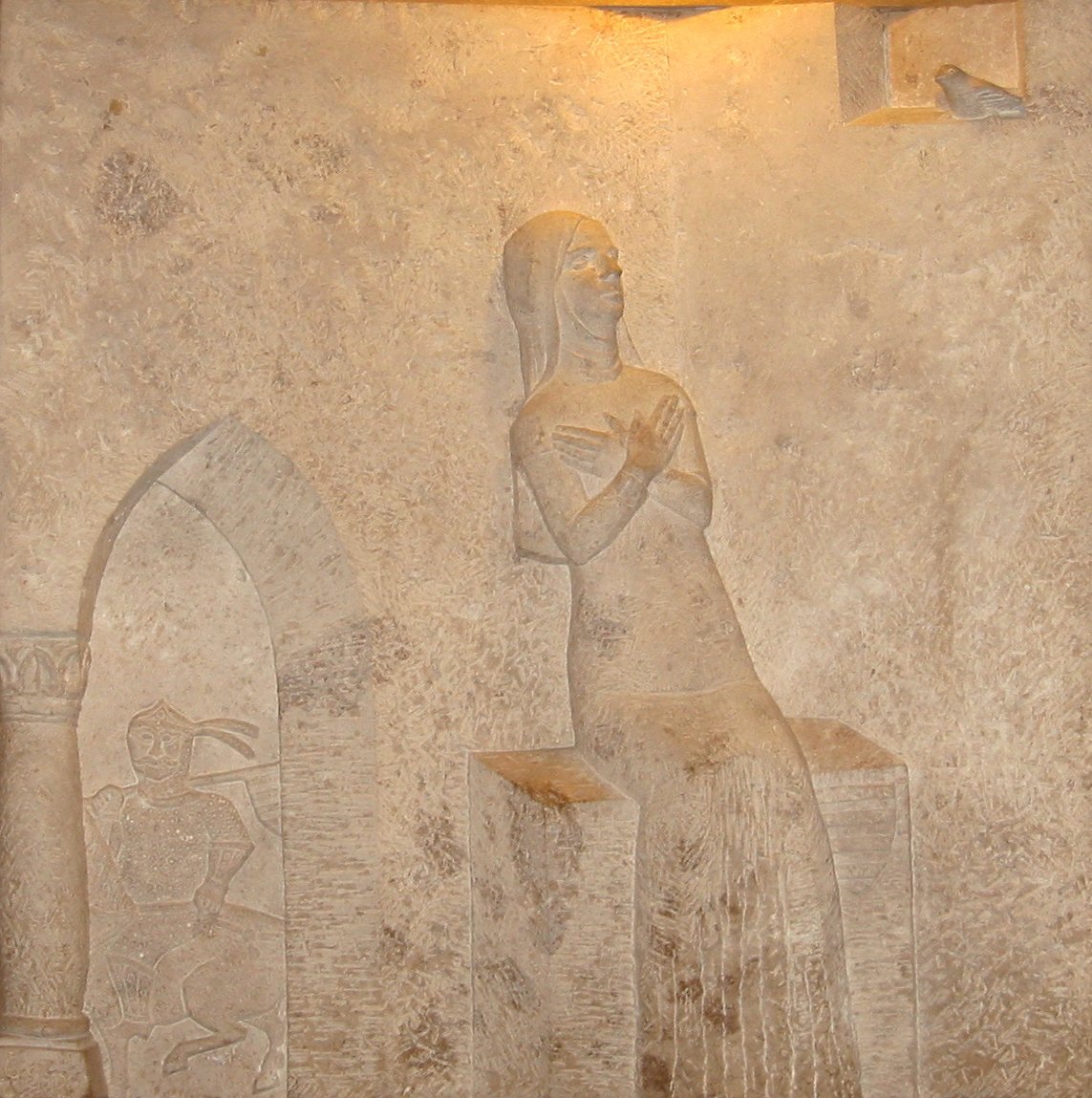 Relief in der Ungarischen Kapelle des Petersdoms in Rom