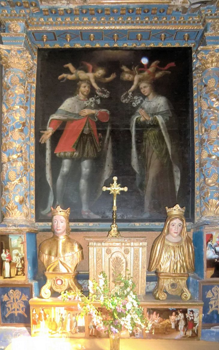 Altar, 13. Jahrhundert oder früher, in der Schlosskirche in Ansouis