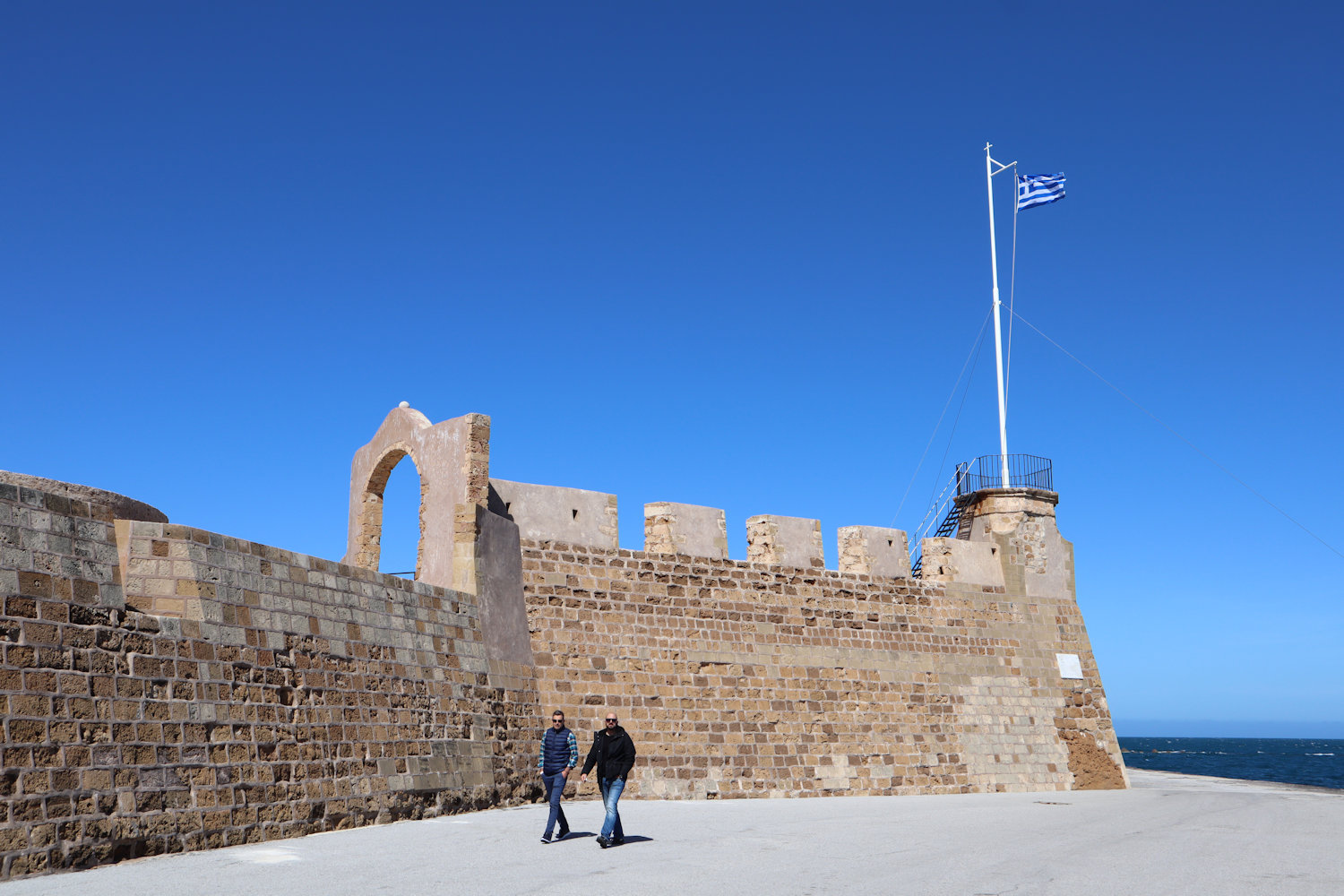 Festung Firkas am Hafen in Chaniá
