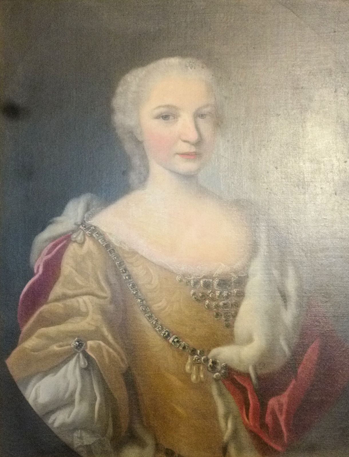 Ernestine Elisabeth Johannette, Olbild, 18. Jahrhundert, in der Fürstin-Franziska-Christine-Stiftung in Essen