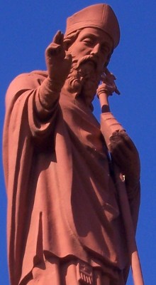 Statue in Beaumont-de-Pertuis bei Aix-en-Provence