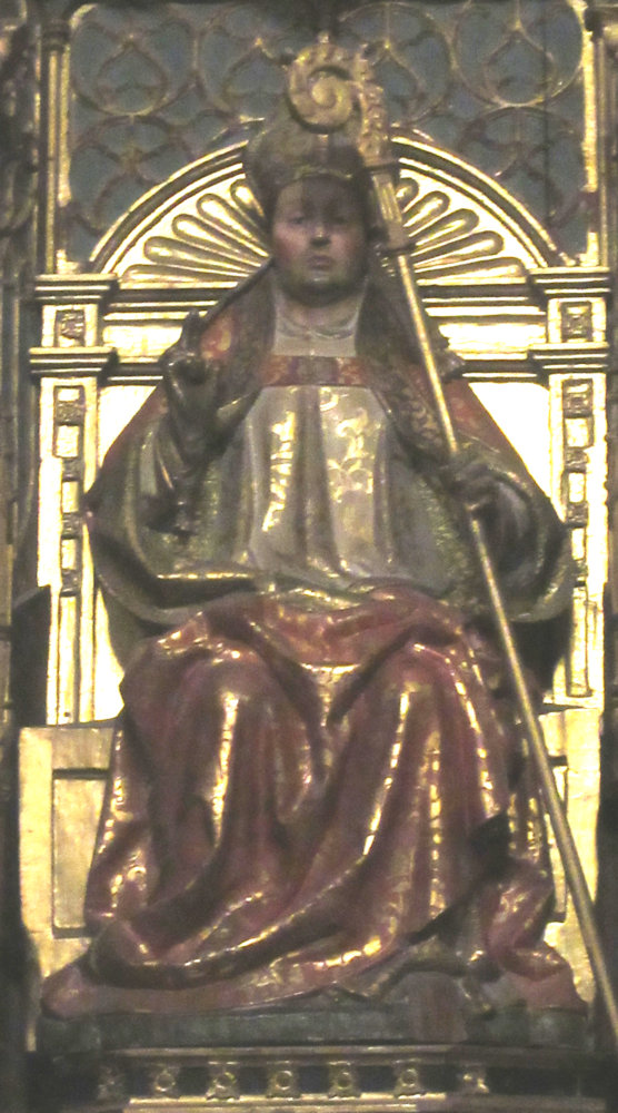 Copín de Holanda: Statue in der Eugen geweihten Kapelle in der Kathedrale in Toledo