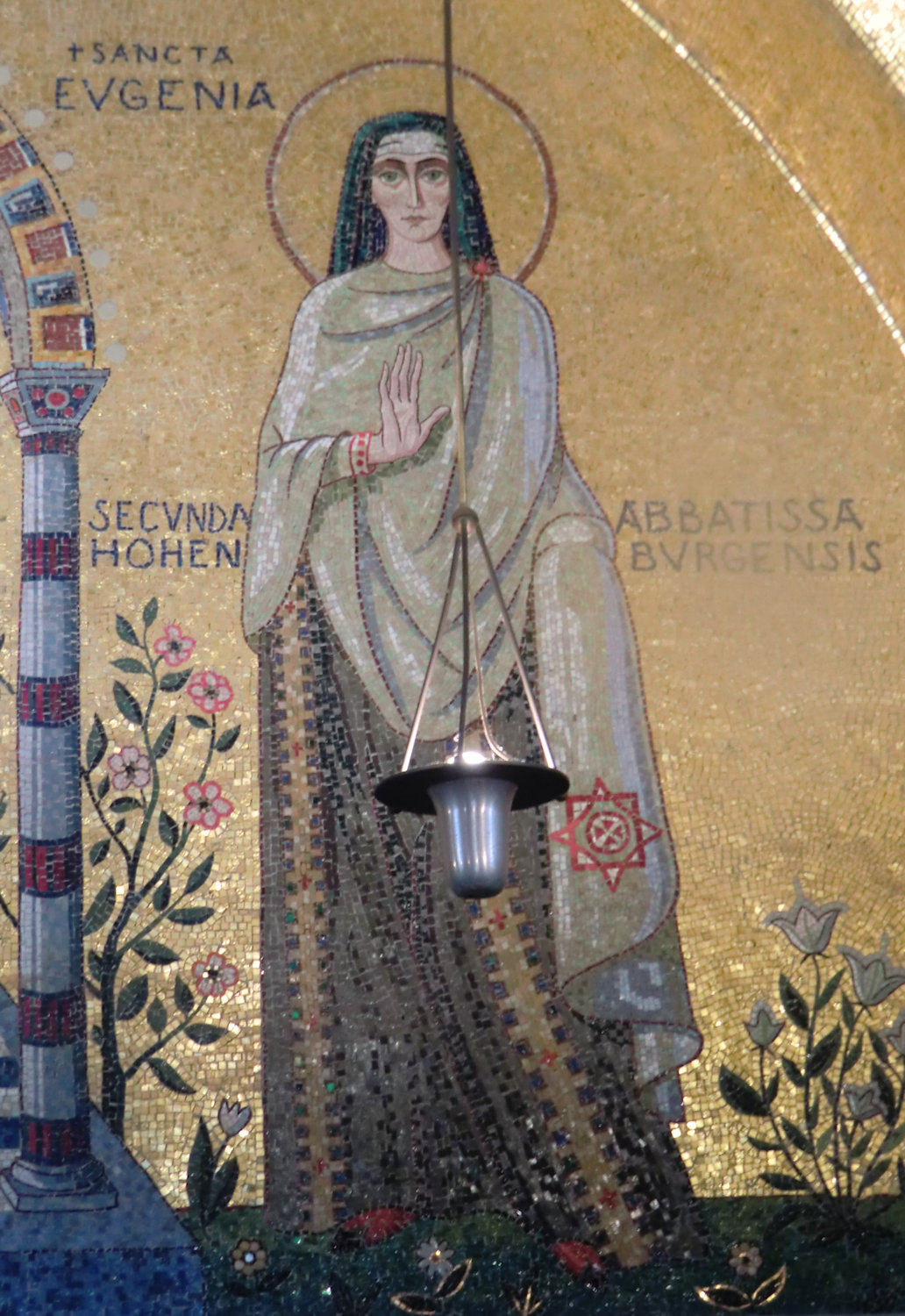 Mosaik in der Tränenkapelle des Klosters Mont Sainte-Odile