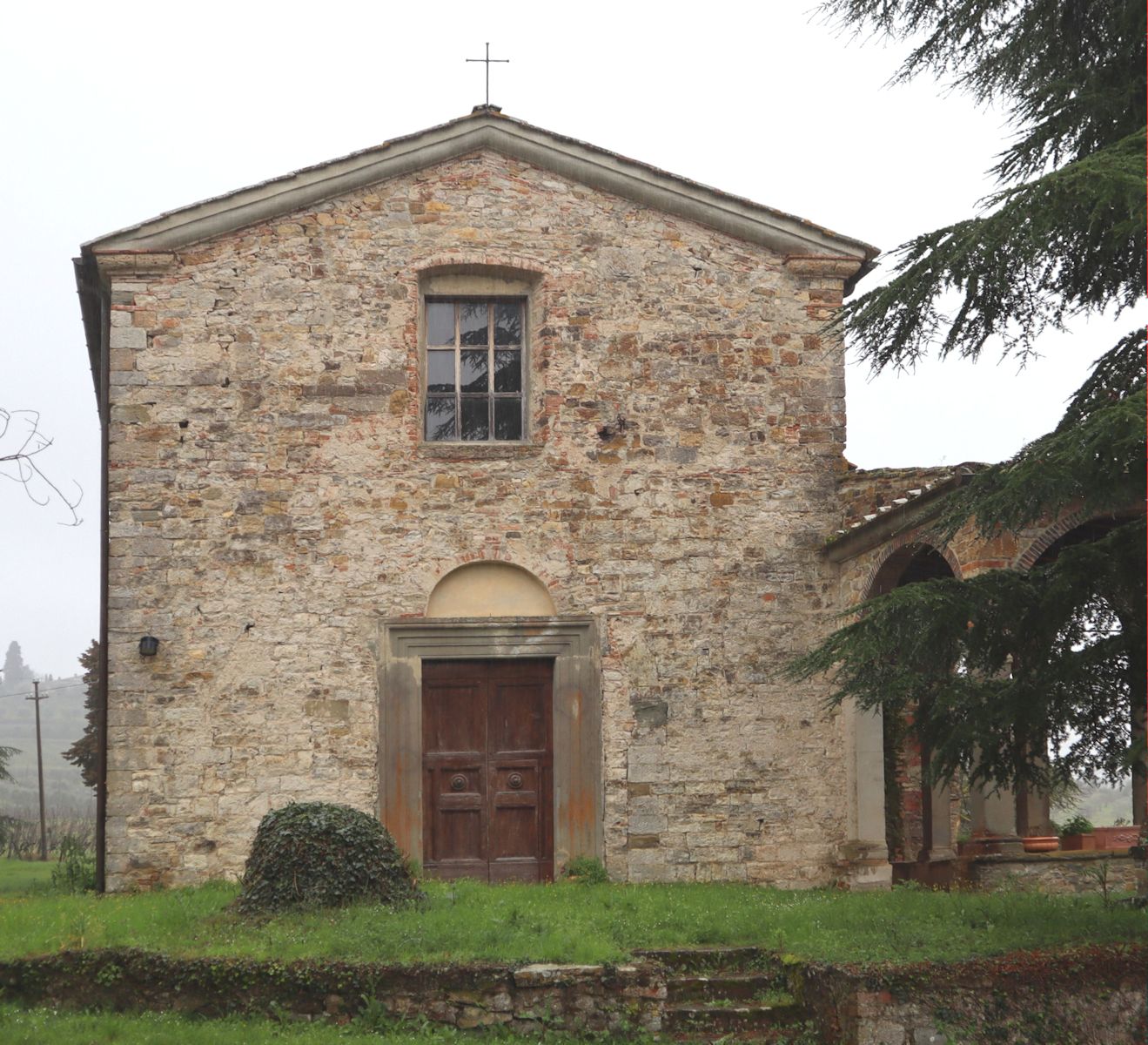 Kirche Sant'Eufrosino a San Leolino nahe Panzano, einem Ortsteil von Greve in Chianti
