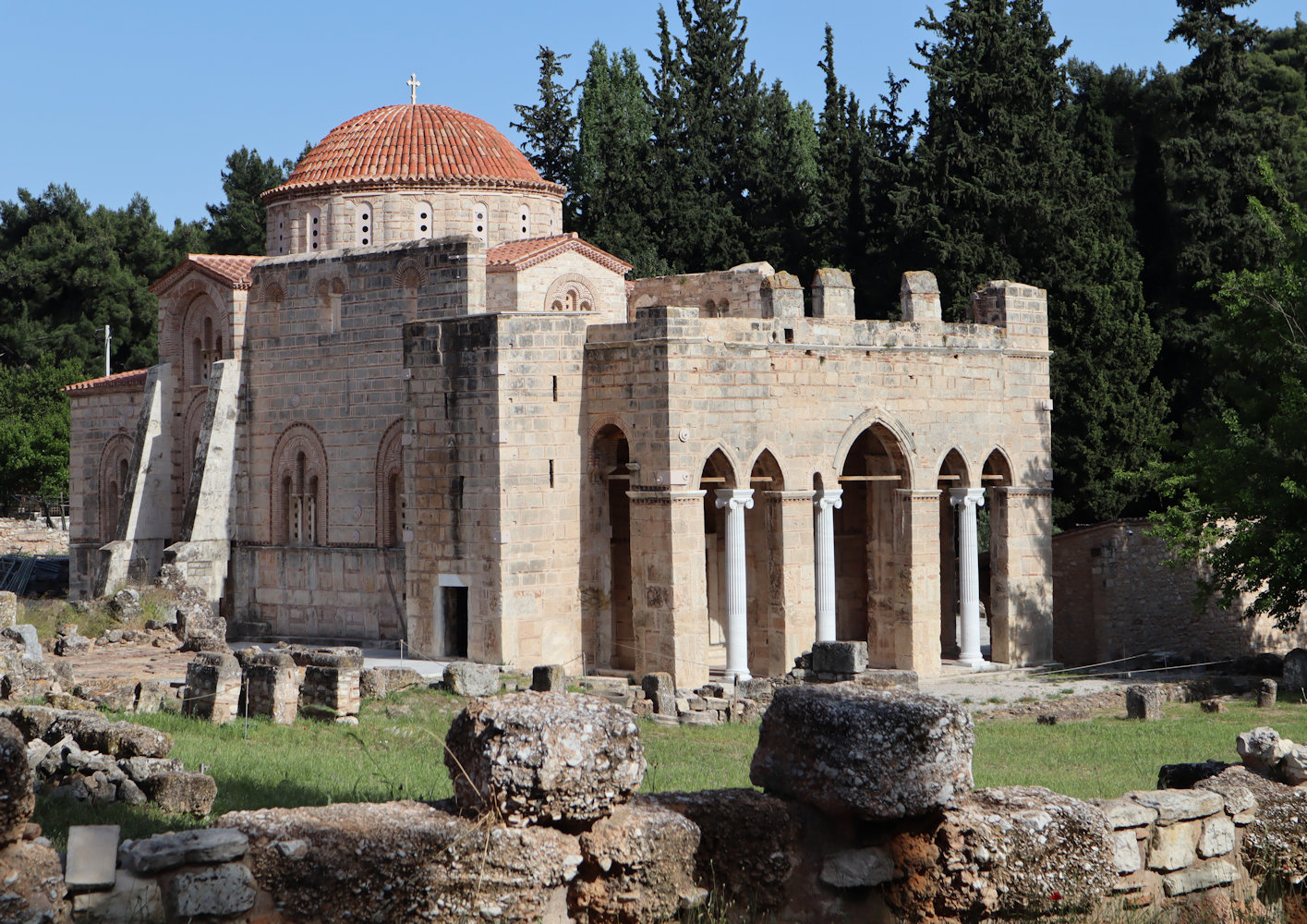 Katholikon des Klosters Daphni bei Athen