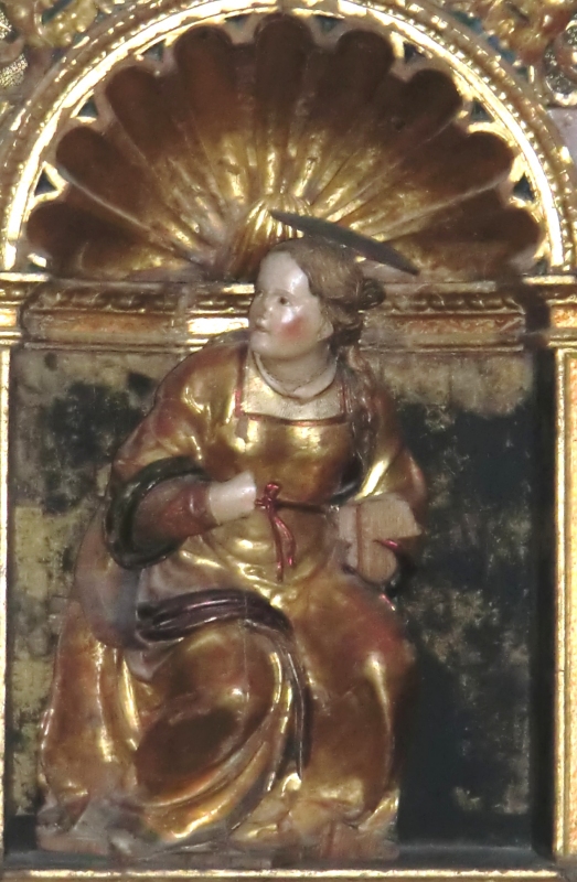 Eurasia ohne Hände, 1572, am Altar der Michaelskapelle in der Kathedrale in Jaca