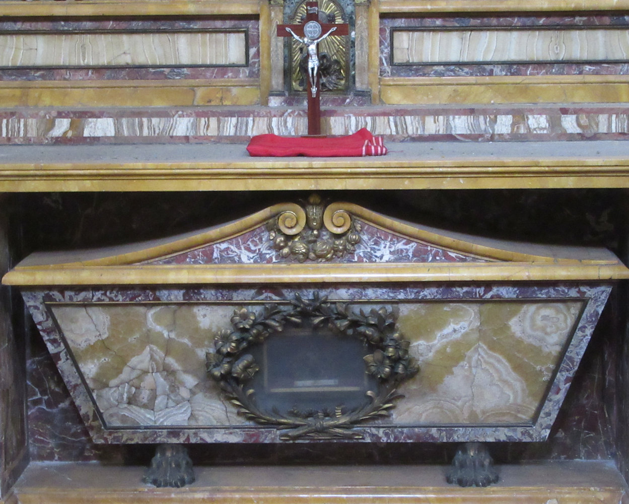 Reliquiar in der Kirche San Lorenzo in Lucina in Rom