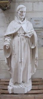 Statue in der Pfarrkirche in Selles-sur-Cher