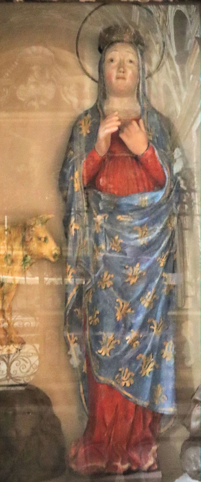 Statue: Theopista, 17. Jahrhundert, in der Kathedrale in Parma