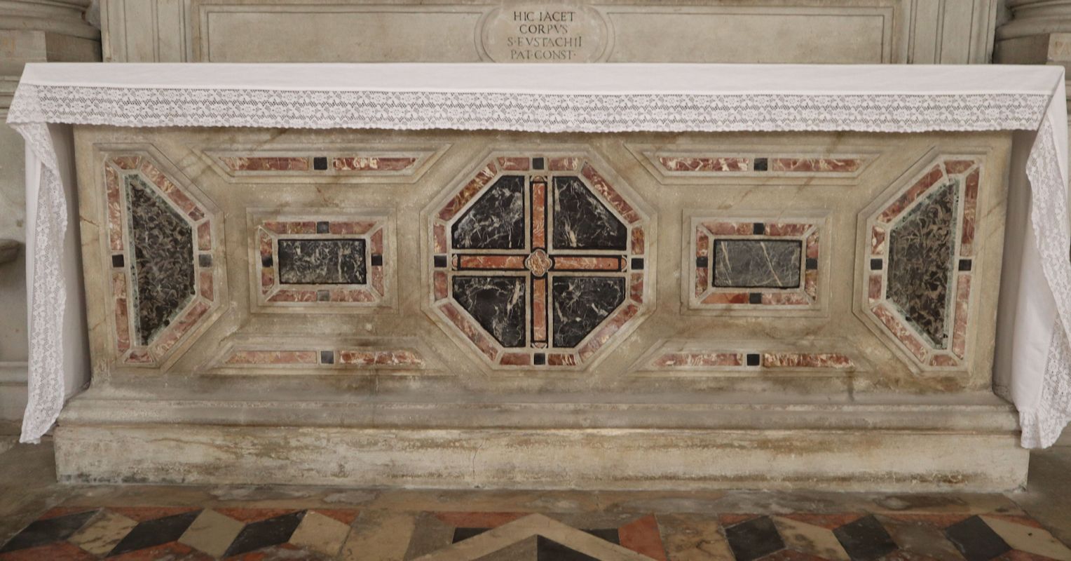 Altar mit Eustathios' Gebeinen in der Kirche San Giorgio Maggiore in Venedig