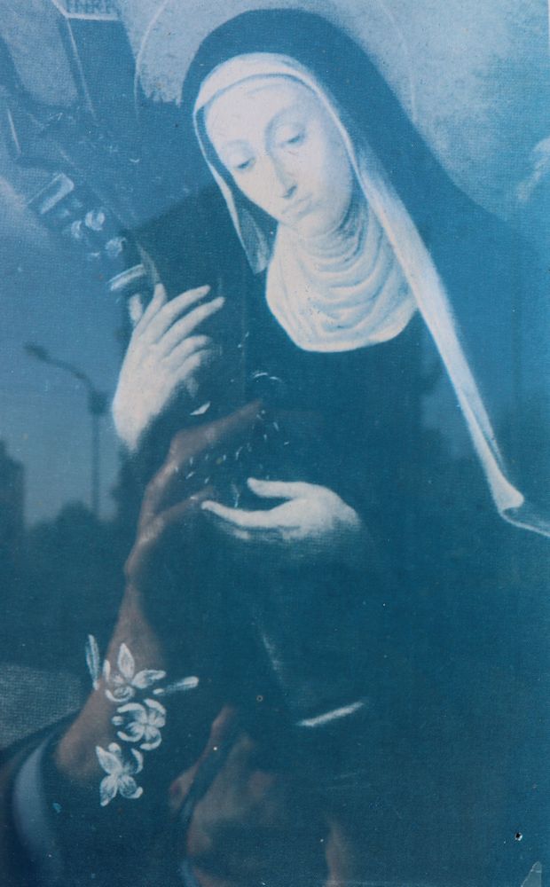 Bild an der Eustochia geweihten Pfarrkirche im Neubaugebiet Annunziata Alta in Messina