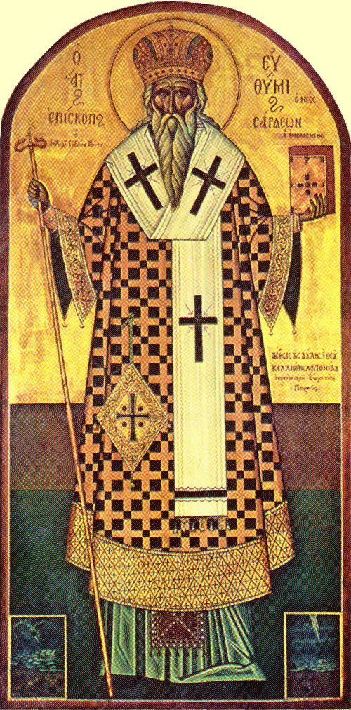 griechische Ikone in der Euthymios-Kirche in Piräus